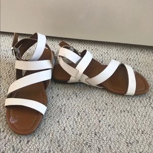 White Strappy Sandals